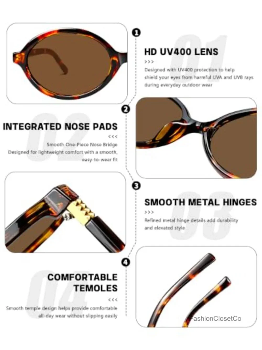 Retro Oval Y2K Small Frame Sunglasses UV400 Fashion Sunnies